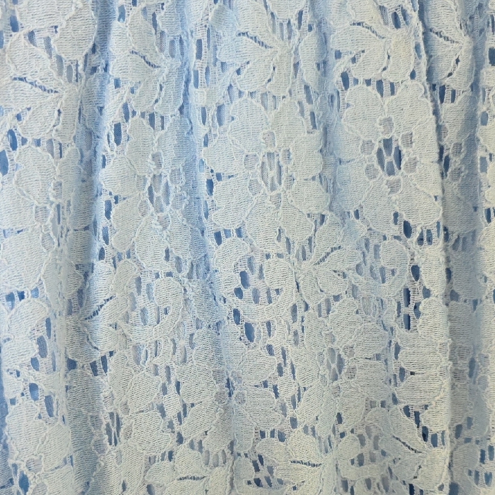 Maitai Sky Blue Lace Mini Dress - Picture 3 of 4